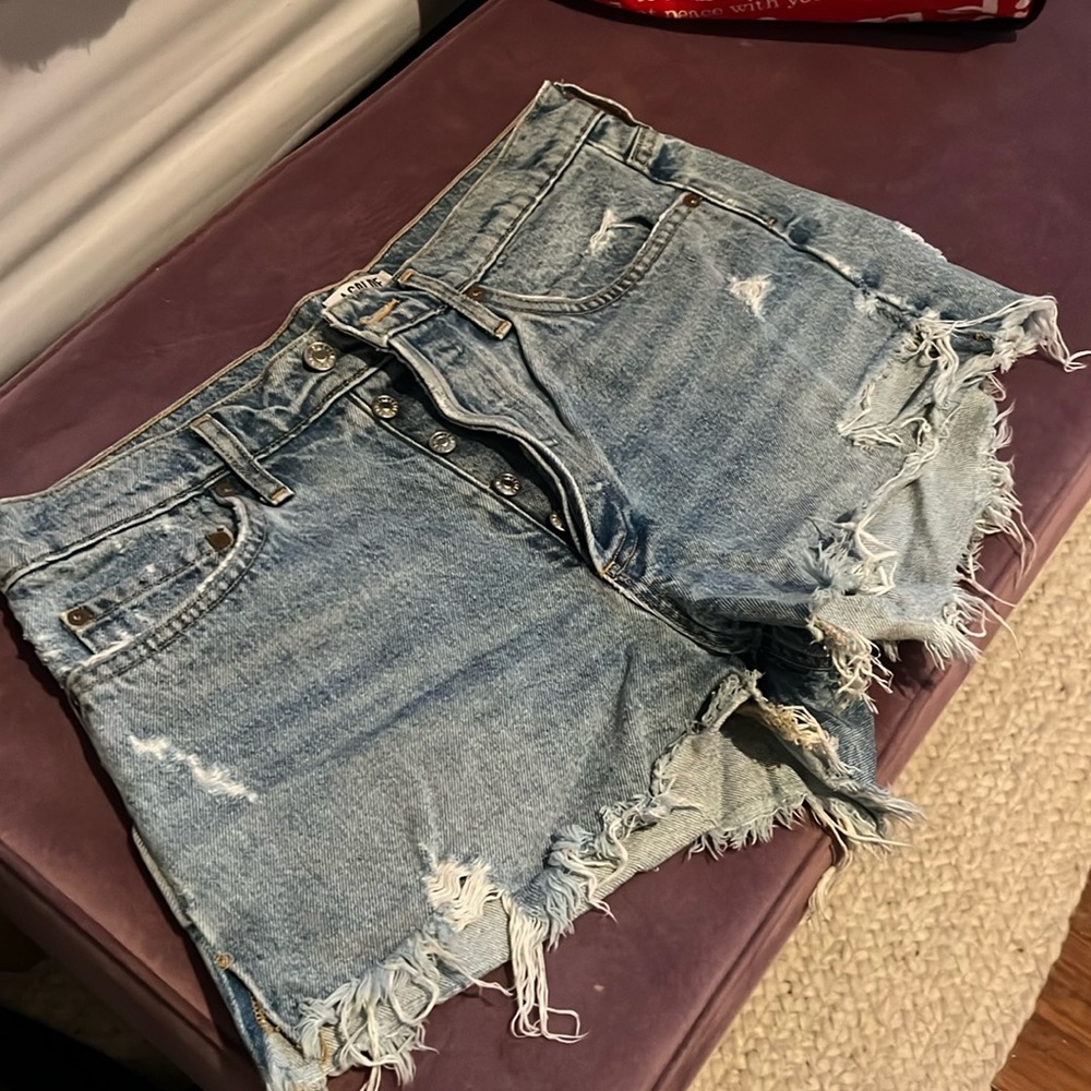 Agolde denim shorts
